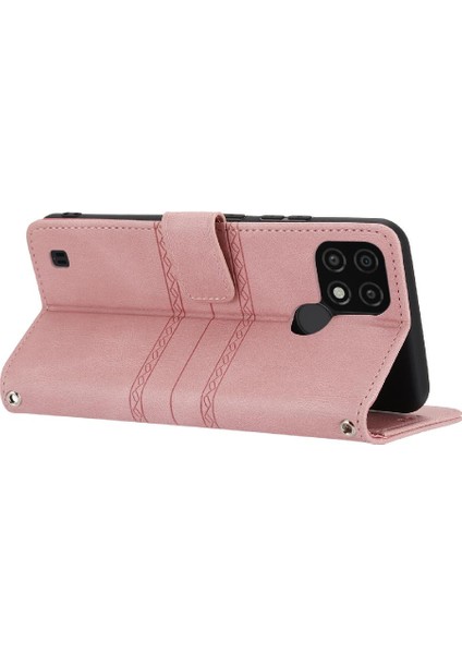 Realme C11 2021 Cüzdan Kılıf Için Flip Case Darbeye Koruyucu Manyetik (Yurt Dışından)