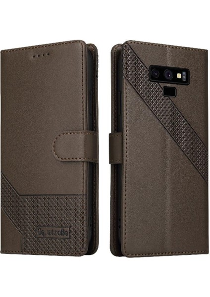 Samsung Galaxy Not 9 Için Flip Case Kickstand Premium Deri Üç Kart (Yurt Dışından)