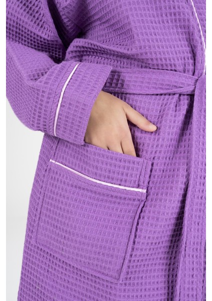 Kaos Serisi Kimono Yaka Pike Bornoz Sabahlık