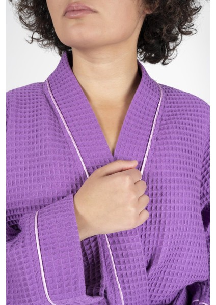 Kaos Serisi Kimono Yaka Pike Bornoz Sabahlık