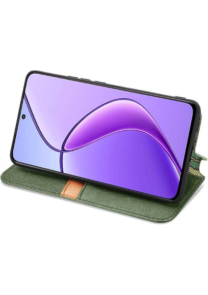 Realme 12 5g Flip Kapak Için Kılıf Zarif Iş Cüzdan Fonksiyon Vaka (Yurt Dışından) fırsatları