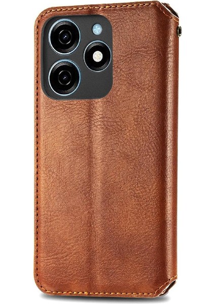 Tecno Spark 20 4g Deri Çanta Moda Tasarımı Zarif Iş Için Kılıf (Yurt Dışından) fırsatları