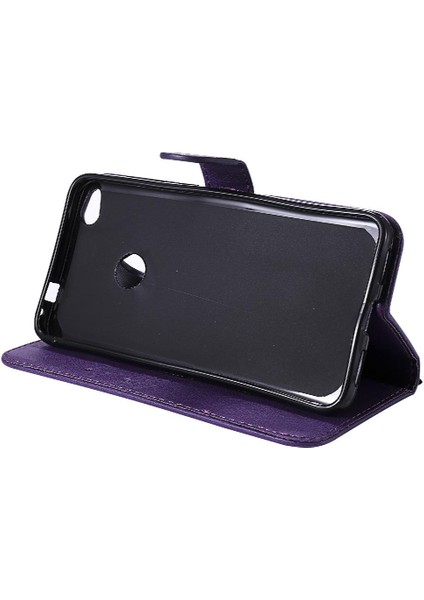 Huawei P8 Lite Klasik Düz Renk Iş Cüzdan Telefon Için Flip Case (Yurt Dışından)