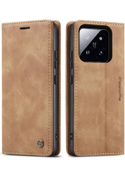 Xiaomi 14 Için Flip Case Folio Kitap Manyetik Kapatma Darbeye Vaka (Yurt Dışından) fırsatları
