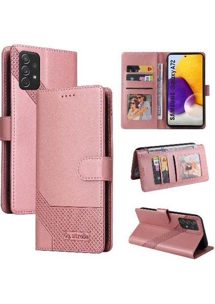 Samsung Galaxy A72 Üç Kart Yuvaları Için Flip Case Darbeye 4 Köşe (Yurt Dışından) fırsatları