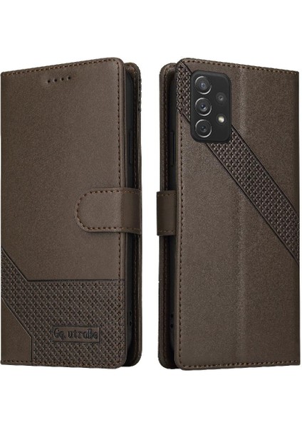 Samsung Galaxy A72 Üç Kart Yuvaları Için Flip Case Darbeye 4 Köşe (Yurt Dışından) fırsatları