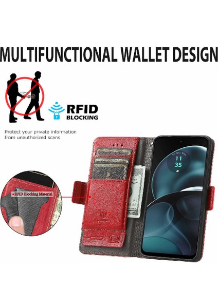Motorola Moto G14 4g Cüzdan Ekleme Iş Için Flip Case Çok Renkli (Yurt Dışından) indirimleri