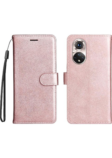 Kart Yuvası ile Huawei Nova 9 Için Flip Case Iş Cüzdan Telefon Kılıfı Yüksek (Yurt Dışından)