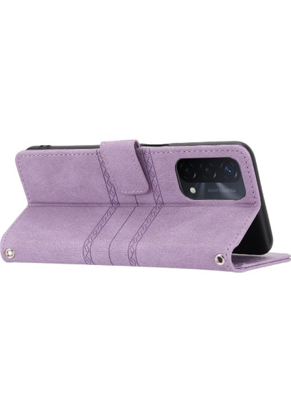 Oppo A93 5G/A74 5g Kickstand Darbeye Koruyucu Manyetik Için Flip Case (Yurt Dışından)