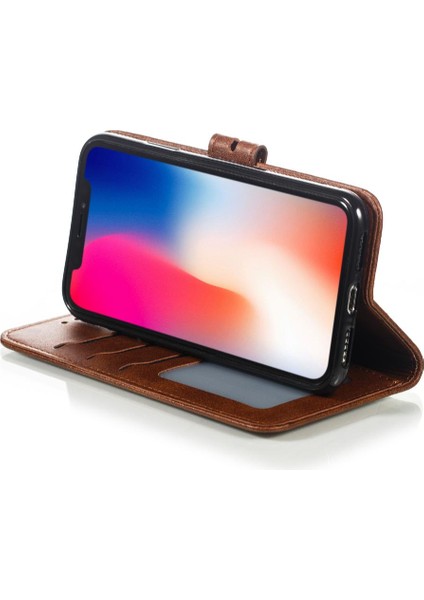 Cüzdan Kılıf iphone X/xs Manyetik Kapatma Kart Tutucu Kickstand Tüm (Yurt Dışından) fırsatları