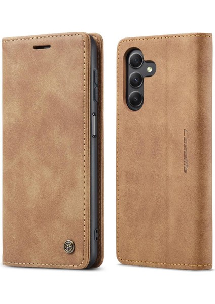 Samsung Galaxy A24 4g Için Flip Case Kart Yuvası Kickstand Vintage Pu (Yurt Dışından) modelleri