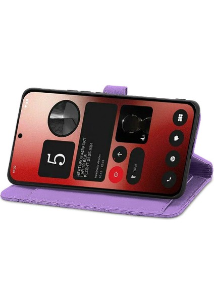 Nothing Telefon 2A Iş Çoklu Kart Yuvası Cüzdan Çok Renkli Flip (Yurt Dışından)