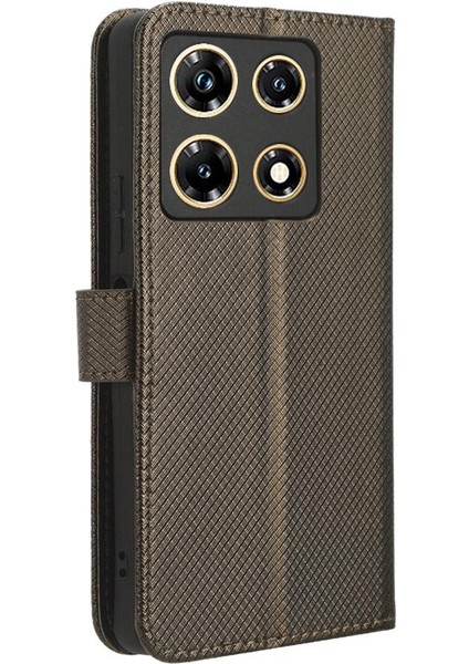 Infinix Not 30 Pro Kickstand Kapak Kart Tutucu Manyetik Cüzdan Için Kılıf (Yurt Dışından) modelleri