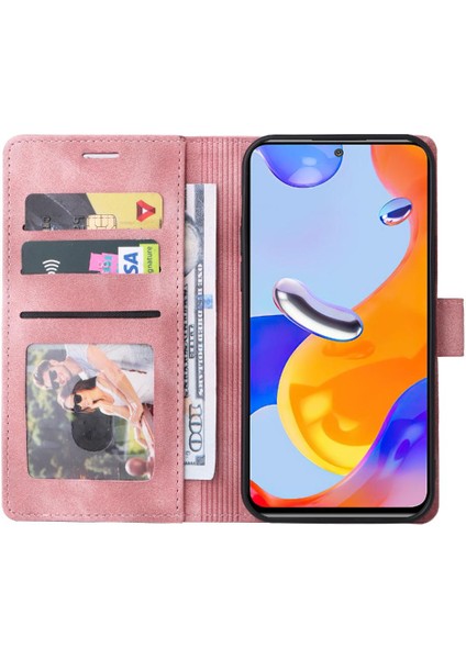 Xiaomi Redmi Not 11 Için Flip Case Pro Darbeye Kapak Çevirin Cüzdan Kılıf (Yurt Dışından)