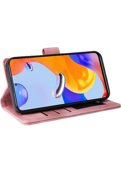 Xiaomi Redmi Not 11 Için Flip Case Pro Darbeye Kapak Çevirin Cüzdan Kılıf (Yurt Dışından)