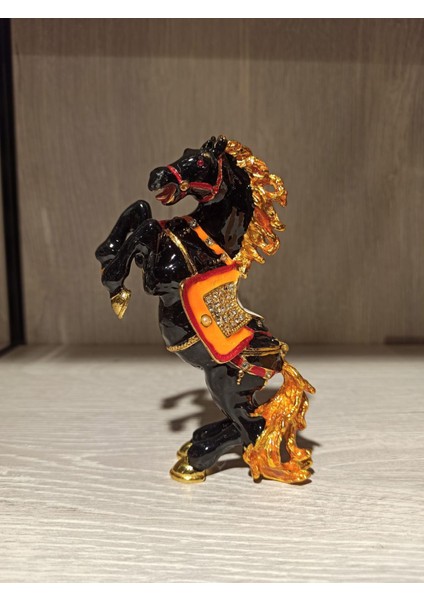 Swarovski Taşlı At Mücevherlik / Dekoratif Biblo