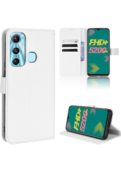 Infinix Sıcak 11 Kapak Kart Tutucu Manyetik Cüzdan Kickstand Için Kılıf (Yurt Dışından)