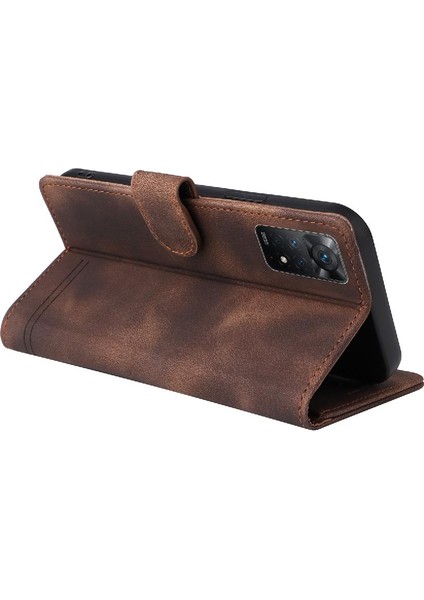 Xiaomi Redmi Not 11 Için Flip Case Pro Darbeye Kapak Çevirin Cüzdan Kılıf (Yurt Dışından)