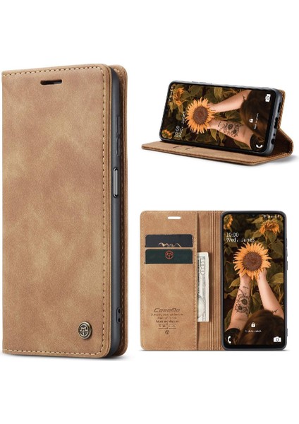 Samsung Galaxy A23 Için Flip Case 4g/5g Manyetik Kapatma Darbeye Kapak Pu (Yurt Dışından)