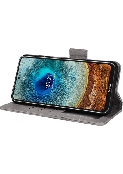 Nokia X10 Için KILIF/X20 Cüzdan Kart Yuvaları Tutucu Manyetik Pu Deri Yan (Yurt Dışından) fırsatları