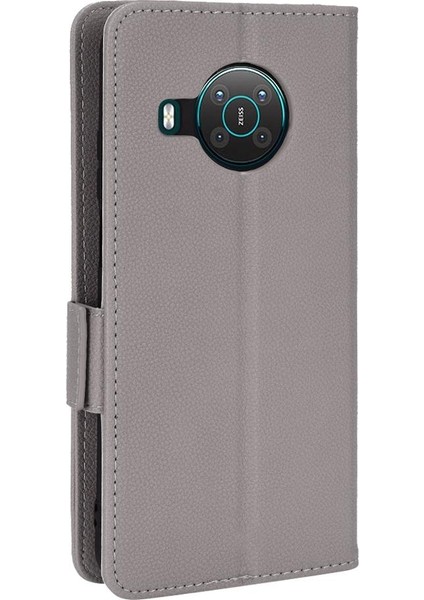 Nokia X10 Için KILIF/X20 Cüzdan Kart Yuvaları Tutucu Manyetik Pu Deri Yan (Yurt Dışından) indirimleri