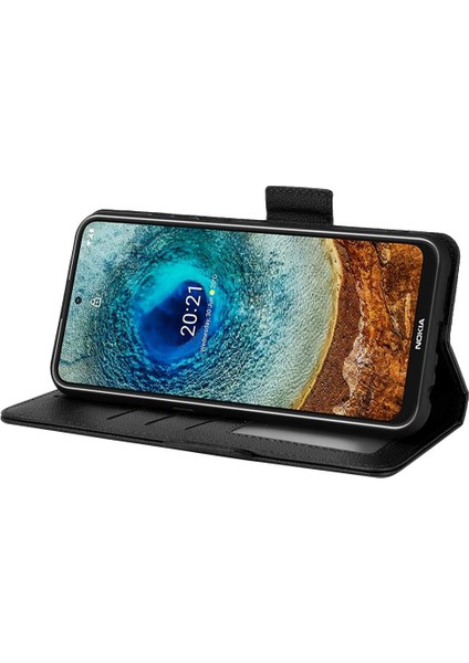 Nokia X10 Için KILIF/X20 Cüzdan Kart Yuvaları Tutucu Manyetik Pu Deri Yan (Yurt Dışından) indirimleri