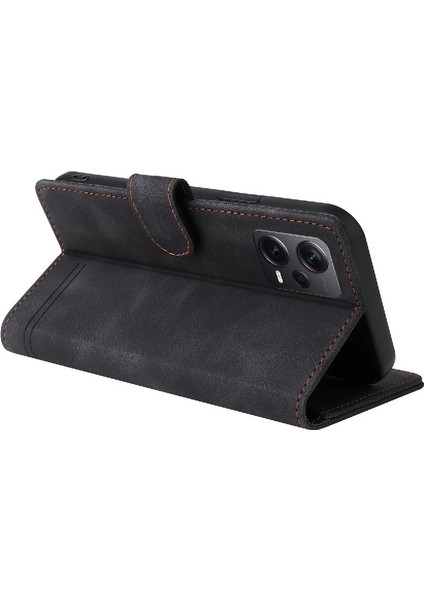 Xiaomi Redmi Not 12 Için Flip Case 4g Basit Iş Cüzdan Darbeye (Yurt Dışından) modelleri