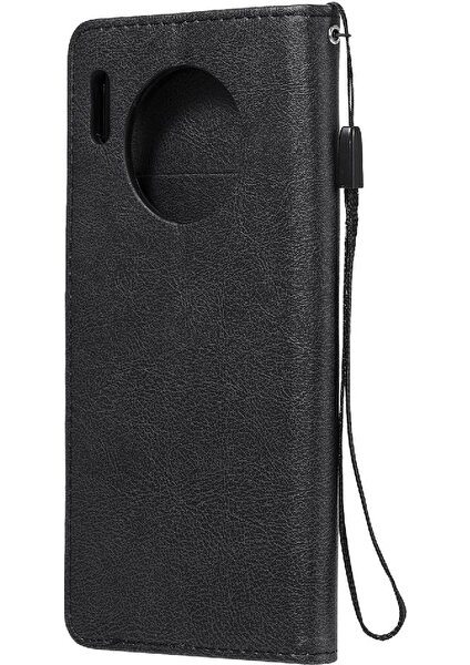 Mellow Shop Huawei Mate 30 Iş Cüzdan Telefon Kılıfı Için Flip Case Klasik Katı ile (Yurt Dışından)