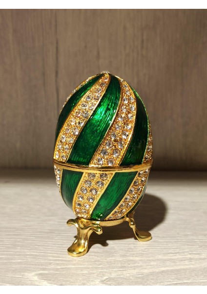 Swarovski Taşlı Yumurta Mücevherlik / Dekoratif Biblo