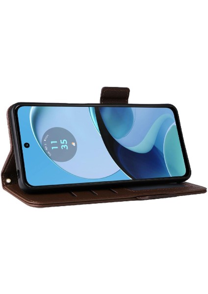 Motorola Moto G14 4g Kart Yuvaları Tutucu Pu Deri Manyetik Cüzdan (Yurt Dışından) modelleri