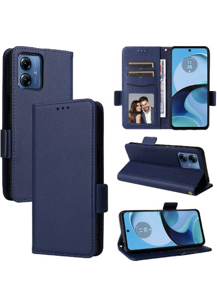 Motorola Moto G14 4g Kart Yuvaları Tutucu Pu Deri Manyetik Cüzdan (Yurt Dışından) indirimleri
