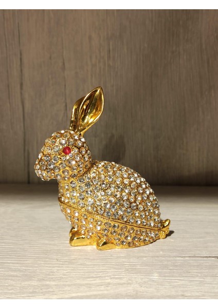 Swarovski Taşlı Tavşan Mücevherlik / Dekoratif Biblo
