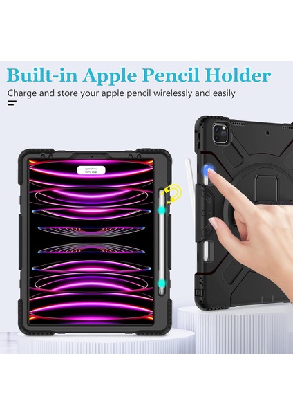 Apple iPad Pro 11 (2021) 4. Nesil Zırhlı Armour Defender Askılı Kılıf A2378 A2461 A2379 A2462 indirimleri
