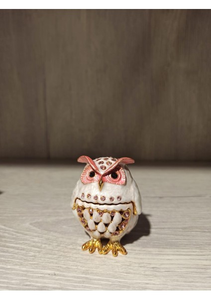 Swarovski Taşlı Baykuş Mücevherlik / Dekoratif Biblo