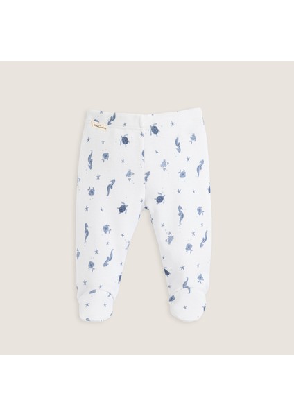 Under The Sea Yenidoğan Patikli Pantolon Ekru