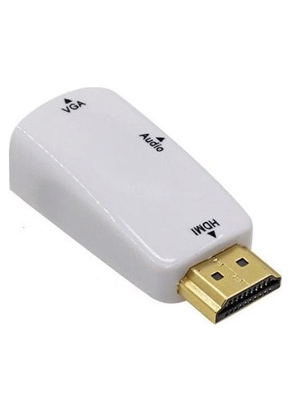 HDMI To VGA Çevirici Dönüştürücü Adaptör