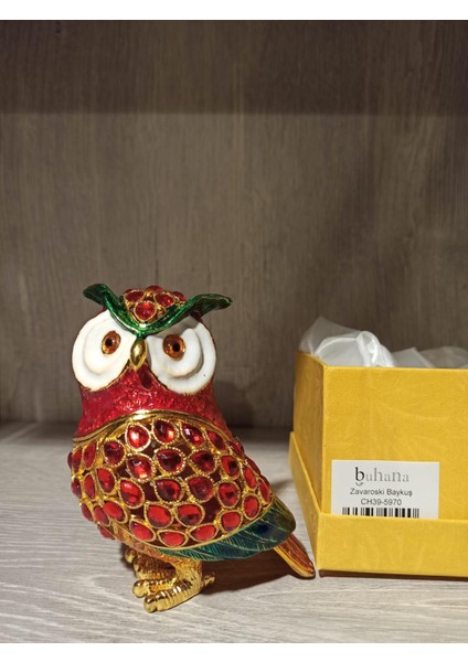 Swarovski Taşlı Baykuş Mücevherlik / Dekoratif Biblo fiyatları