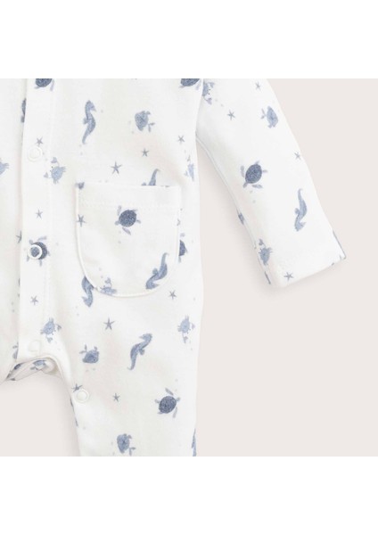 Under The Sea Yenidoğan Patikli Tulum Ekru modelleri