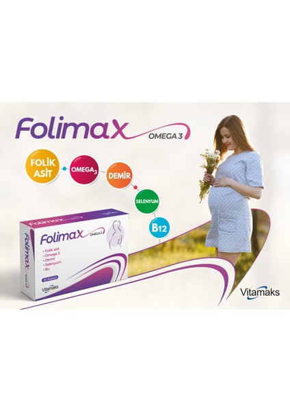 Vitamaks Folimax 30 Kapsül