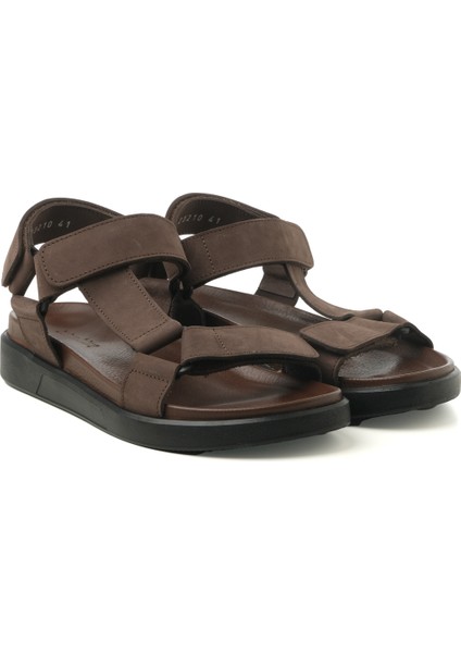 Erkek Sandalet Ag- 23210-8 John May Nubuk Kahve