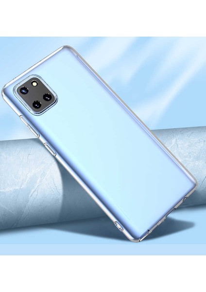 Samsung Galaxy A81 (Note 10 Lite) Uyumlu Kılıf Kamera Korumalı Süper Silikon Kapak