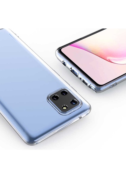 Samsung Galaxy A81 (Note 10 Lite) Uyumlu Kılıf Kamera Korumalı Süper Silikon Kapak