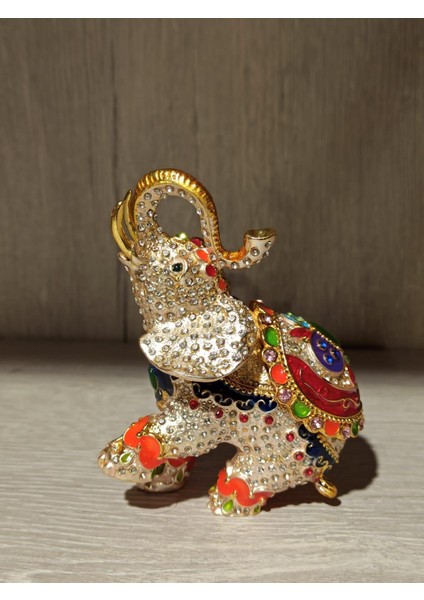 Swarovski Taşlı Fil Mücevherlik / Dekoratif Biblo