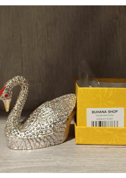 Swarovski Taşlı Kuğu Mücevherlik / Dekoratif Biblo fiyatları