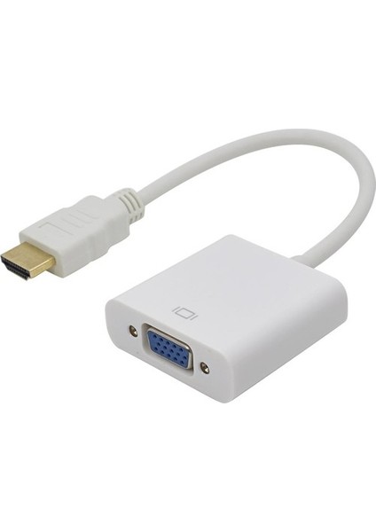 HDMI To VGA Monitör Çevirici Dönüşütürücü Adaptör