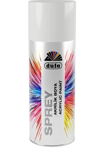 Sprey Boya Düz Renkler 0301 Parlak Beyaz 400 ml