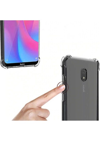 Xiaomi Redmi 8A Uyumlu Kılıf Nitro Anti Shock Silikon