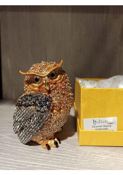 Swarovski Taşlı Baykuş Mücevherlik / Dekoratif Biblo fiyatları