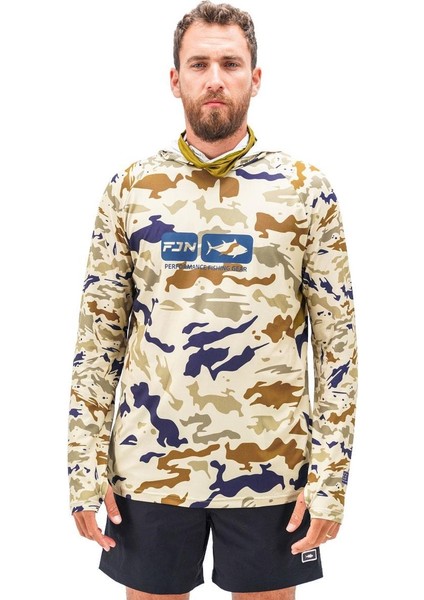 Pro Angler S24 Buff&hoodie Natural Camo - M