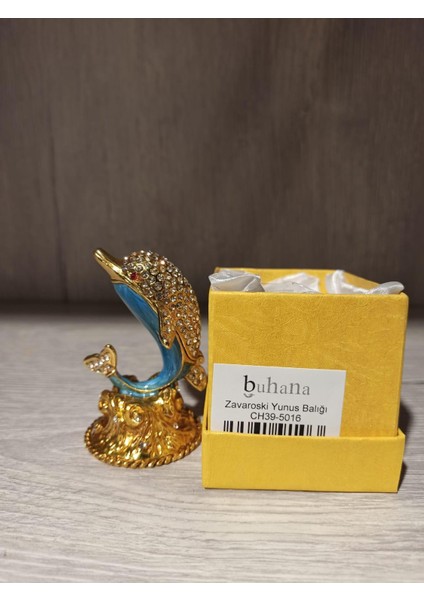 Swarovski Taşlı Yunus Balığı Mücevherlik / Dekoratif Biblo fiyatları